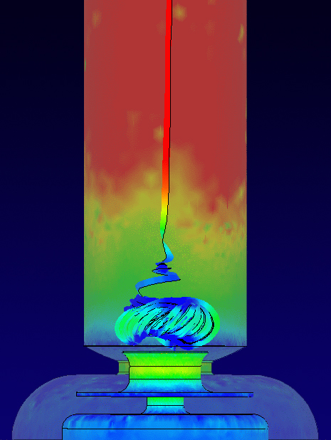 Saffron Wyse: Reaction Progress In A Swirl-Stabilised Combustion Chamber