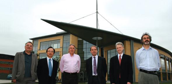 From left to right: Bill Crossland, Shinichi Sasagawa, Bill Milne, Peter Woodland, Ian White and Terry Clapp
