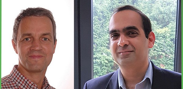 Professor Rodolphe Sepulchre, left, and Professor Vikram Deshpande.