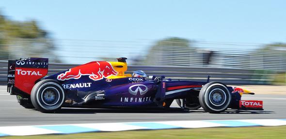 Sebastian Vettel's 2013 car