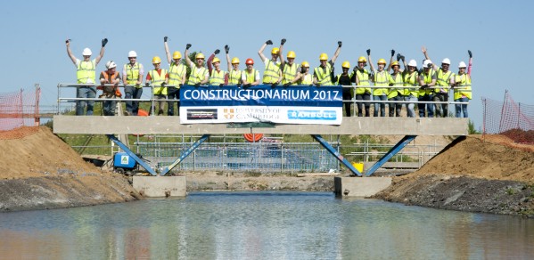 28 third year engineering students headed out to rural Norfolk to take part in a project called Constructionarium