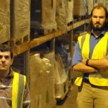 Alumni James Strachan and James Hyde at their fulfilment house 'Six'