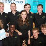 The 2013 Cambridge University Eco Racing team with their award