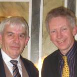 Keith Guy FRAEng, the chairman of the panel of judges (left) with Dr Hugh Hunt