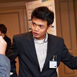 Jeng Kanchit Rongchai explains his research at the CONCAWE Symposium