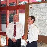 Professor Malcolm Bolton (left) and Professor John Atkinson (City University)