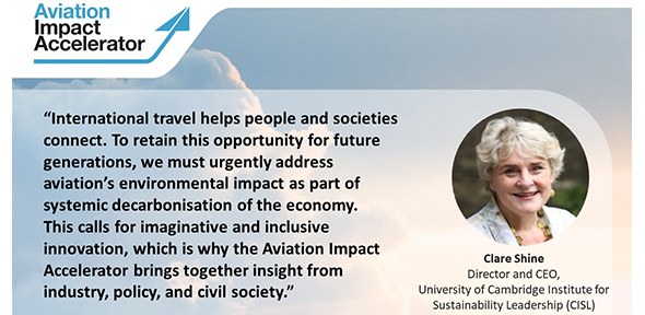 Clare Shine, Director of CISL, said: “International travel helps people and societies connect. To retain this opportunity for future generations, we must urgently address aviation’s environmental impact as part of systemic decarbonisation of the economy. This calls for imaginative and inclusive innovation, which is why the AIA brings together insight from industry, policy, and civil society.”