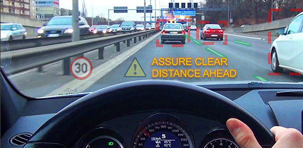 Latest head-up display technology incorporates augmented reality driving  experience