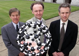 Sir Alec Broers, Professor Mark Welland and Professor Richard Friend