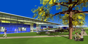 The proposed new building at West Cambridge