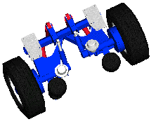 CAD models of the modified suspension units.