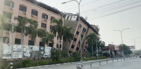 2025 Myanmar earthquake damage in Mandalay