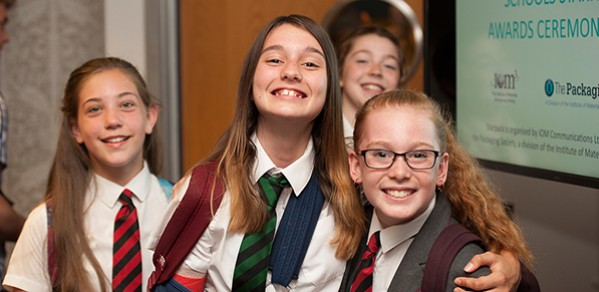 Students attend the national Starpack Industry Awards ceremony at IOM3 headquarters in London.