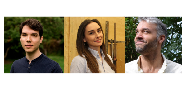 From left to right: Alex Tsompanidis, Jennifer Ward George, Victor Parchment