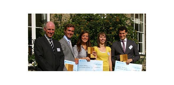 Left to right, Julian Beresford-Pierse, Dow Chemical Company, Robert Pott, Alison Banwell, Alexandra Pearson, and Marcos Pelenur