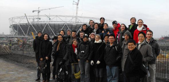 MPhil students at Olympic Park