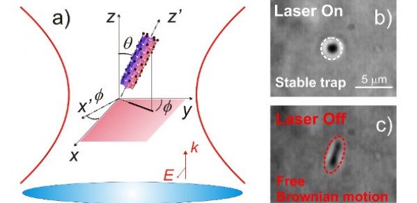 Optical trapping of Nanotubes