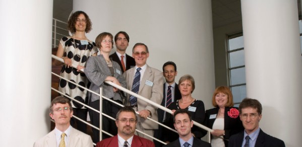 Dr Tim Wilkinson, front row, second from left, with the other Pilkington Prize winners