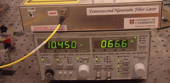 A Prototype Ultrafast laser based on nanotube mode-lockers