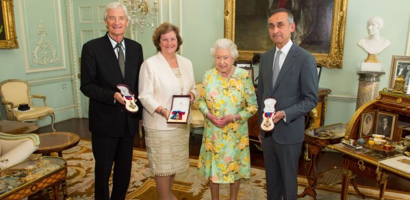 Professor Dame Ann Dowling receives the Order of Merit from HM The Queen