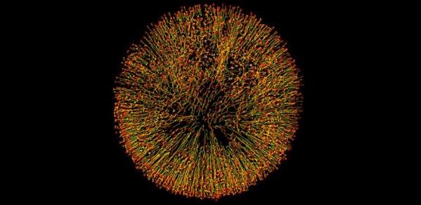 Drying droplets: the red arrows showing the end of the particle trajectories.