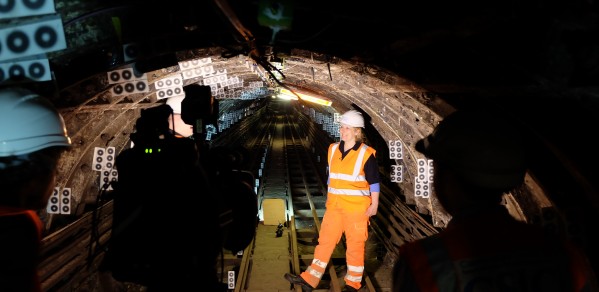 Jennifer in the world’s first ‘smart tunnel’. CSIC equipped the Royal Mail Tunnel with ground-breaking sensing technologies, and monitored it during the Crossrail construction which is located beneath