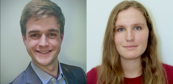Newland Design prize winners Daniel Smith and Thea Krumins