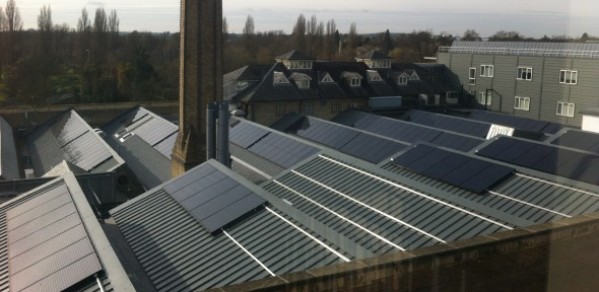 The roof of the Inglis Building at the Department of Engineering