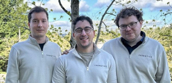 Left to right: Maxime, Nadeem and Peter