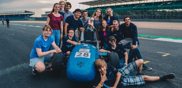 The Full Blue Racing Team at Silverstone