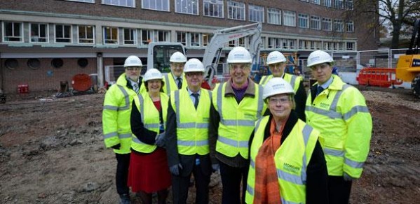 Ground-breaking ceremony for the James Dyson Building