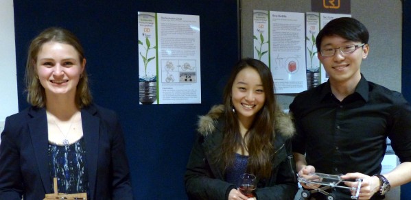 Winners Georgia Ware, Stephanie Wen and Tian Xi Lim