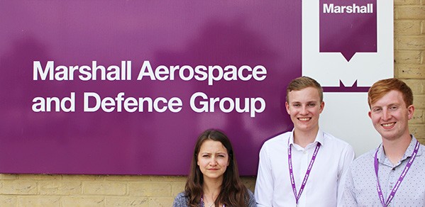 From left, Cambridge undergraduates Yana Lishkova, Chris Barrott and Alexander Johnson.