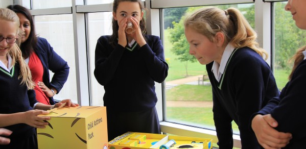 Students from Wimbledon High School at the British Paediatric Respiratory Society conference  