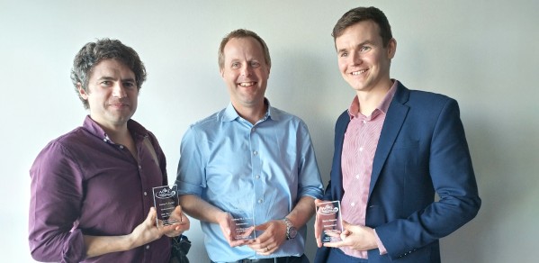 From left: James Taylor and his co-authors Anthony Dickens and Harry Simpson