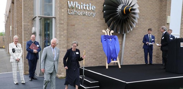 The King at the groundbreaking for the New Whittle Laboratory  