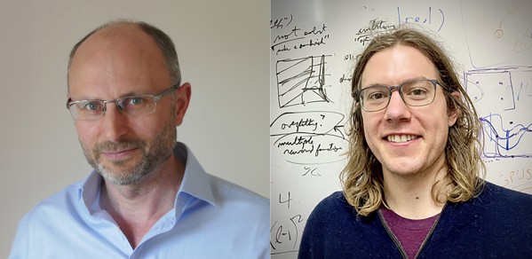 Prof Matthew Juniper (left) and Dr David Krueger
