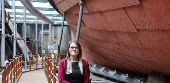 Ship’s Conservation Engineer Nicola Grahamslaw