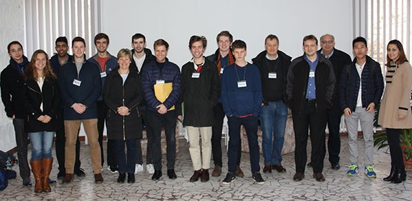 The 2017-18 cohort during a visit to The Institute for Nuclear Research in Pitesti, Romania.