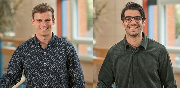 EnterpriseTECH STAR students Luke Cullen (left) and Dr Mohammad Saghafifar.