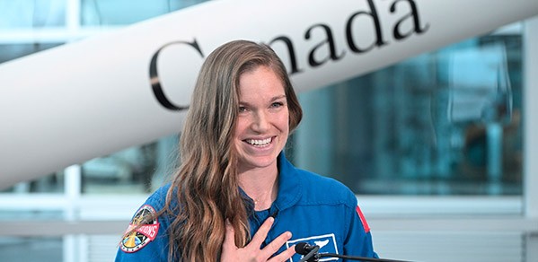Canadian Space Agency astronaut, and Cambridge Assistant Professor, Dr Jenni Gibbons. 