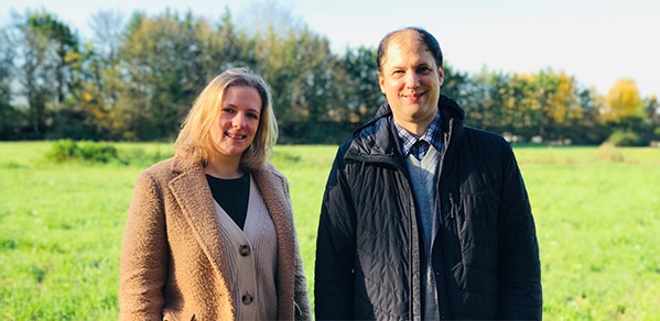 Dr Valentyna Shkuro and Professor Andrii Kondratiev.