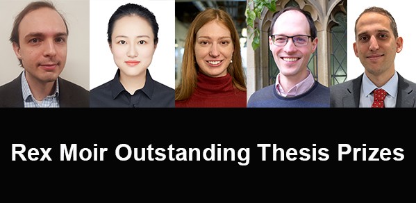  Prize winners (L to R) Charles Micou, Minjia Chen, Teja Potocnik, Matthew Waterson and Ben Wetherfield 