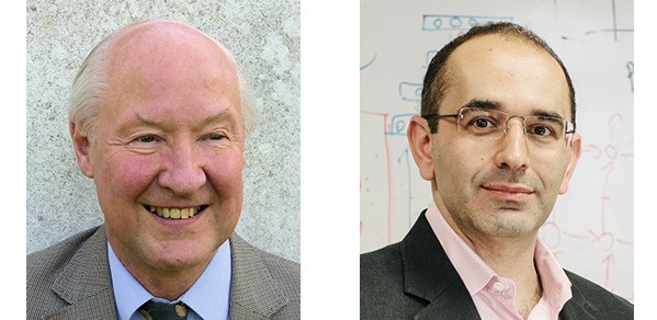 Professor John Robertson (left) and Professor Zoubin Ghahramani