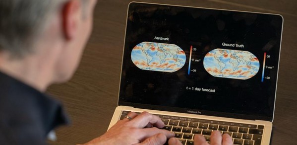 Professor Richard Turner using Aardvark Weather