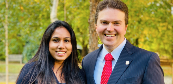 PhD student Mahendrini Ariyachandra and her supervisor Dr Ioannis Brilakis