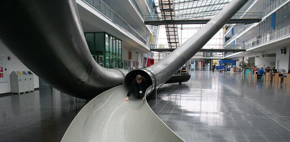 Interior slide at the Technische Universität München