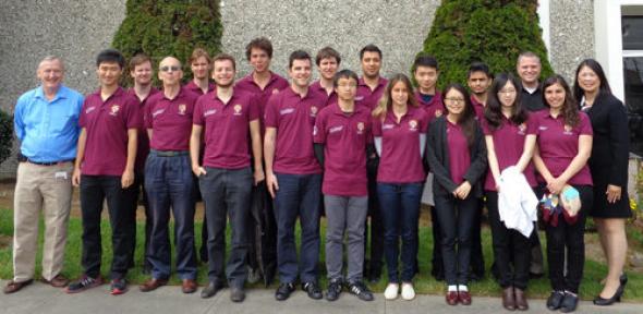 The Cambridge group outside Coca Cola headquarters in San Fransisco