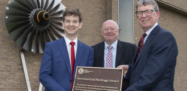 Left to right: Professor Rob Miller, Professor John Wallwork, Sir Brian Burridge