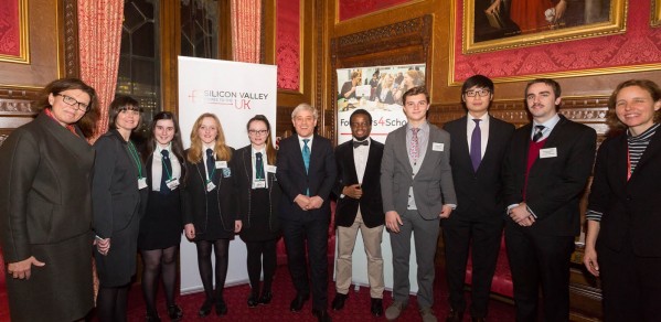 Appathon winners honoured at a special event at the House of Commons